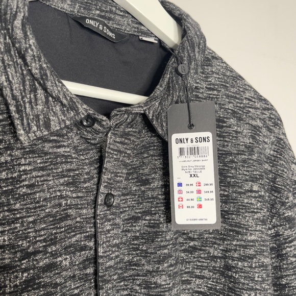 ONLY & SONS Casual Button Down Shirt XXL - Picture 6 of 7